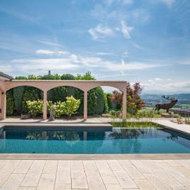 Biopool mit Aussicht